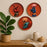 3 Pcs Terracotta Theme Wall Décor Plate Set | DIY Kit with Abhla & Glue | Home, Pooja Room & Diwali Decoration, Gifting