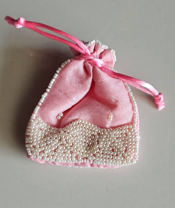 3 Pcs Small mini Jute Potli Bags Coin Pouch for Marriage, Return, Birthday Gifting | Handmade Bags for functions, Rakhi,Raksha bandhan,Gifts Packing, jewellery, Sweets, Dry fruits, chocolate, Party.