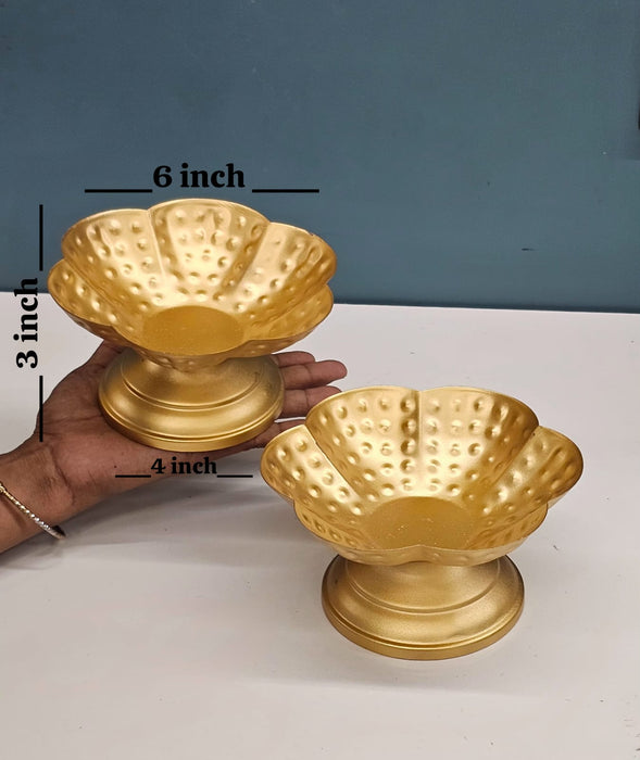 2 Pcs Decorative Urli Bowls | Home & Festive Decor for Diwali