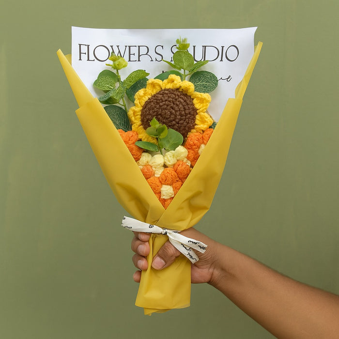 1 pcs Ready to use Crochet bouquet for Gifting
