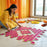 1 Pc Kolam Rangoli 3ft x 3ft [36 inch] – Wedding, Haldi & Mehndi Ceremony Decor