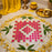 1 Pc Kolam Rangoli 3ft x 3ft [36 inch] – Wedding, Haldi & Mehndi Ceremony Decor