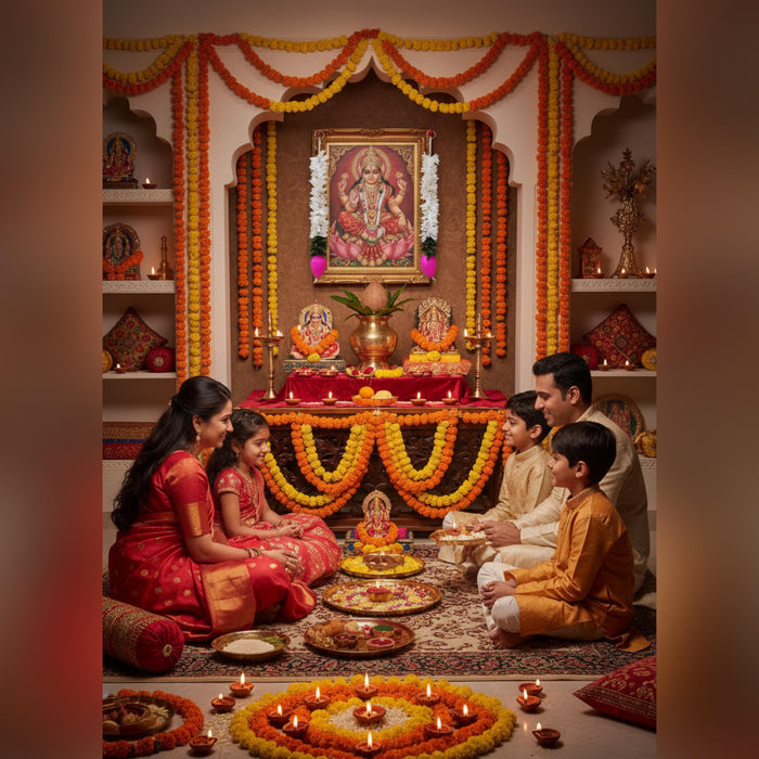 10 Pcs Lotus Ladi | Washable, Affordable Decoration for Diwali, Home & Festive Events