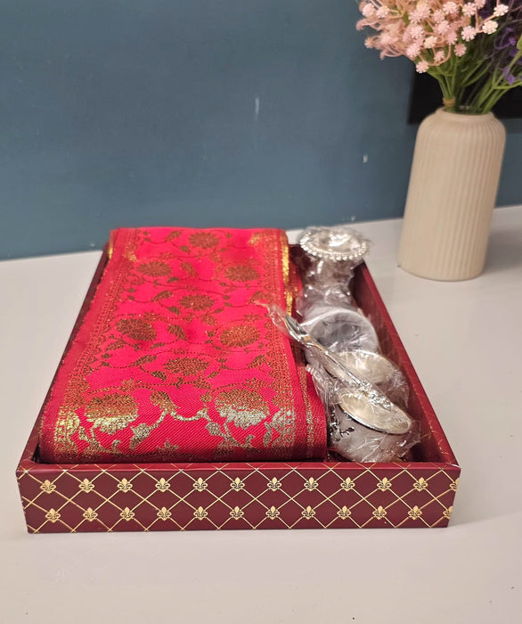 3 Pcs Multipurpose Golden MDF Cardboard Trays – Decorative Hamper & Gifting Packaging Set (9x12, 10x14, 12x16 Inches)