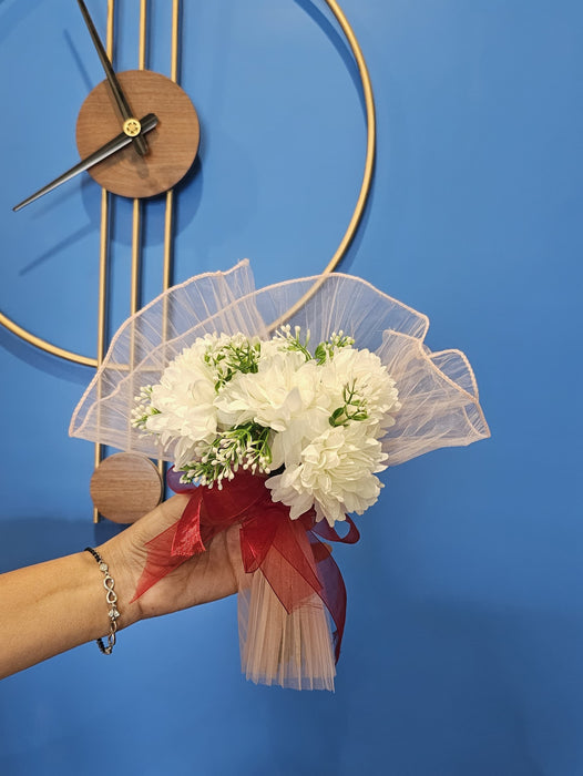 1 pcs Ready to Use Dahlia Bunch Bouquet (size - 11 inch)