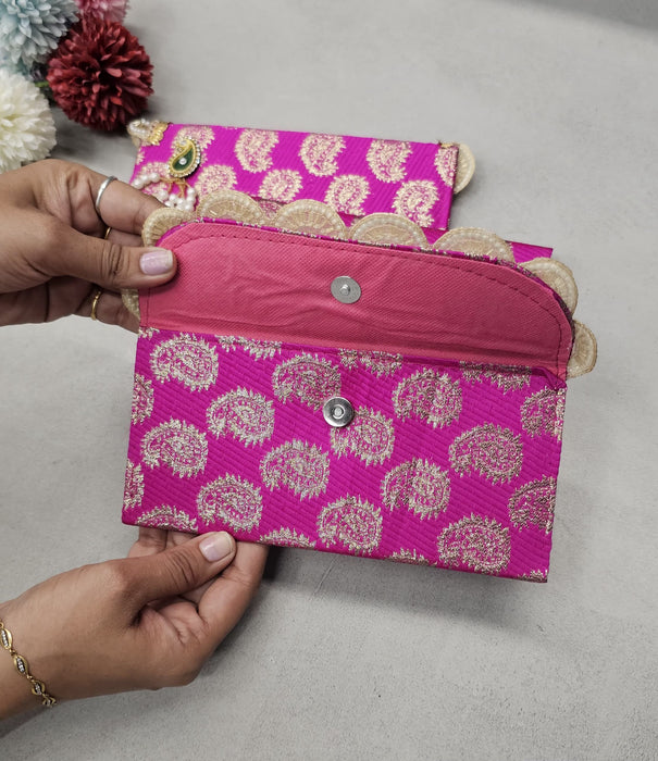 3 Pcs Affordable Fabric Shagun Envelope for Wedding & Gifting