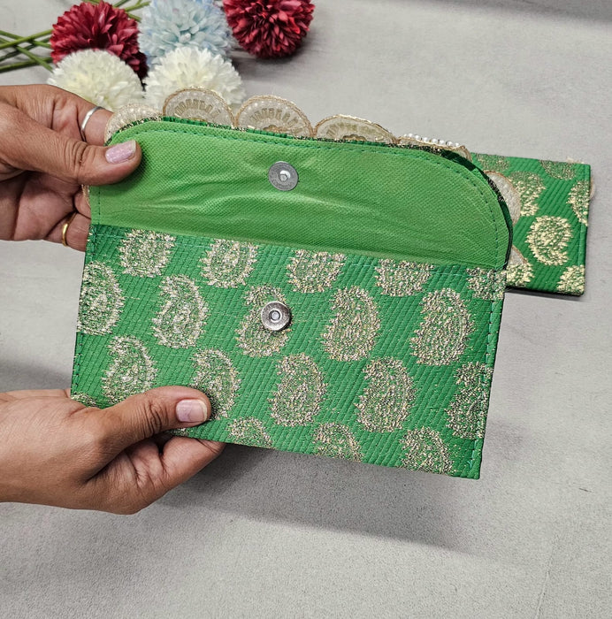 3 Pcs Affordable Fabric Shagun Envelope for Wedding & Gifting