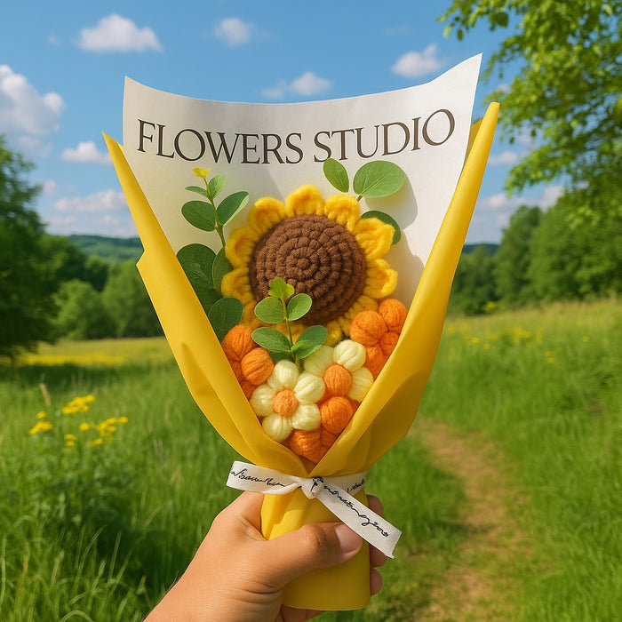 1 pcs Ready to use Crochet bouquet for Gifting