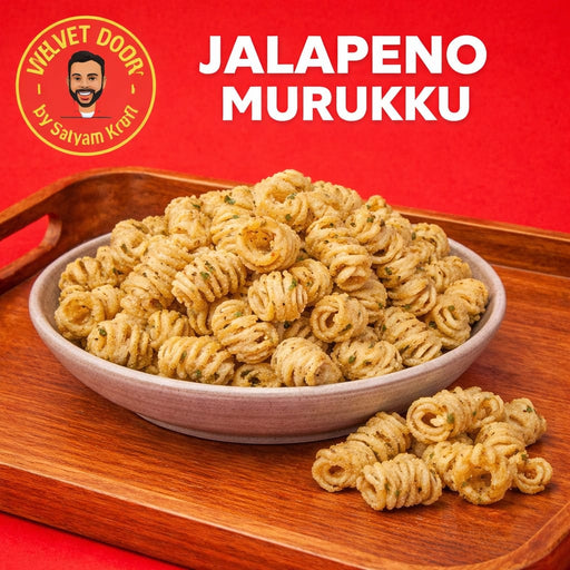 Jalapeno Murukku – Spicy Crunchy South Indian Snack
