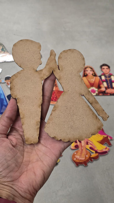 10 pcs Marriage/shadi cutout collection