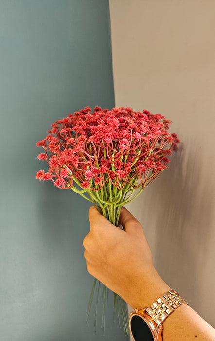 1 Bunch(20 Sticks) Artificial Baby’s Breath Gypsy Flowers | Gypsophila Bouquet for Home Decor, Bedroom, Balcony, Garden, Birthday Surprise & Wedding Décoration (28.5 cm)