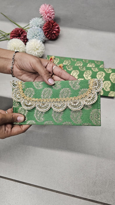 3 Pcs Affordable Fabric Shagun Envelope for Wedding & Gifting