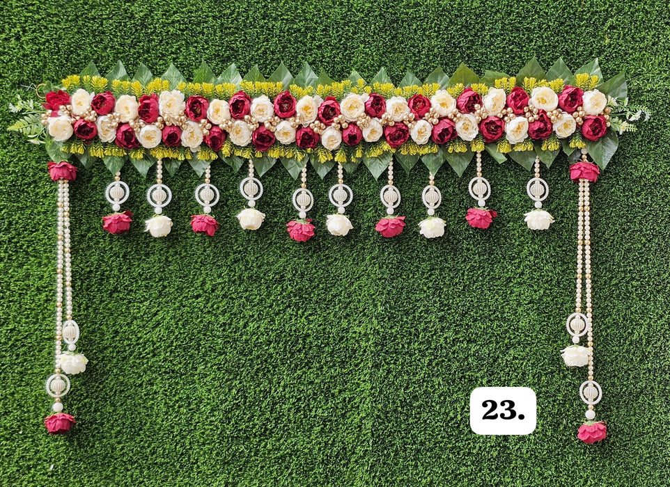 Part 4 Excludive Toran (4 designs) Handmade Colorful Bandarwal Toran Hanging – Door & Home Decoration for Festivals & Weddings