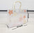 Floral PVC Gift Bags 8×10×4 inches