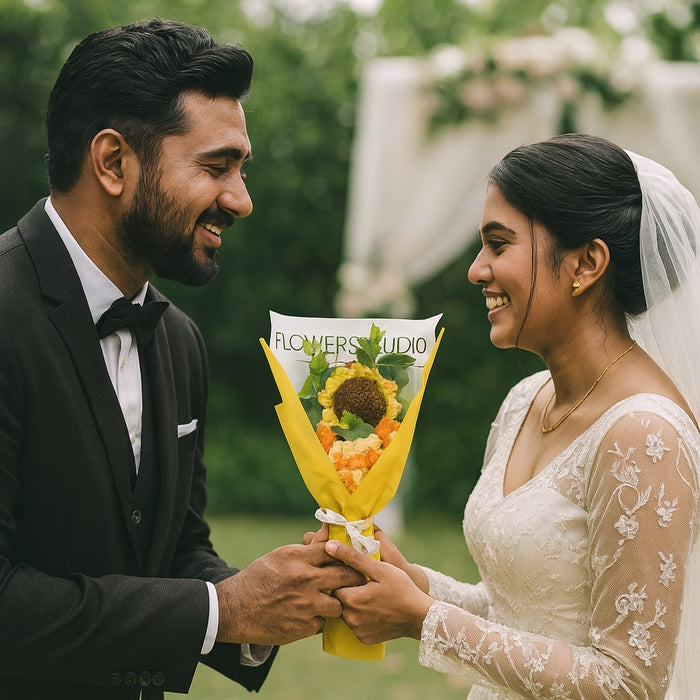 1 pcs Ready to use Crochet bouquet for Gifting