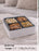 4 Cavity Packing Box | Disposable  Box for  Brownies,Cake, Cookies ,Picnic,Gifting & Premium Packing