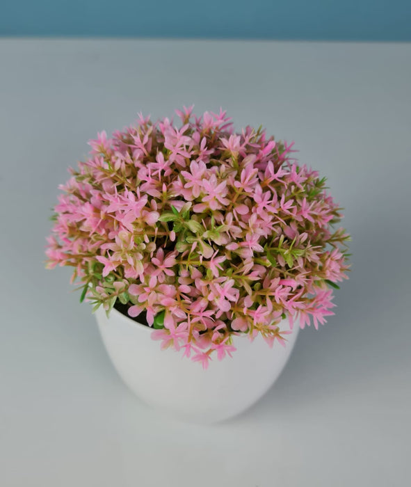 Artificial Bonsai Flower Tree with Pot for Home Decor, Room Decorations, Living Room Table Decoration Plants and Craft Items Corner