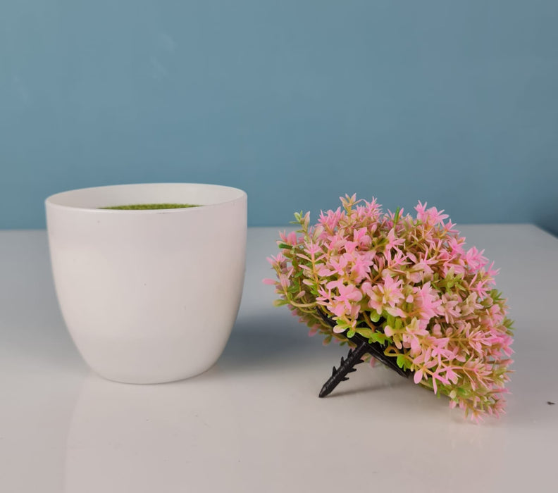 Artificial Bonsai Flower Tree with Pot for Home Decor, Room Decorations, Living Room Table Decoration Plants and Craft Items Corner