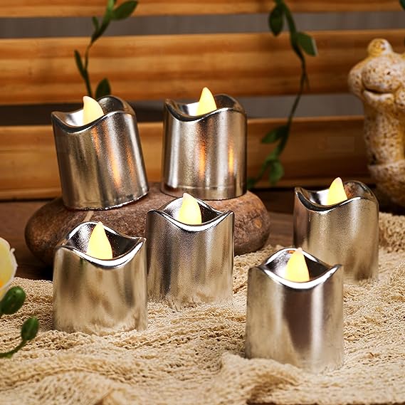 Stunning Acrylic Flameless & Smokeless LED Tea Light Candles