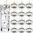 20 Pcs UFO Floating Round Wax Candles – Home Décor, Diwali & Relaxation