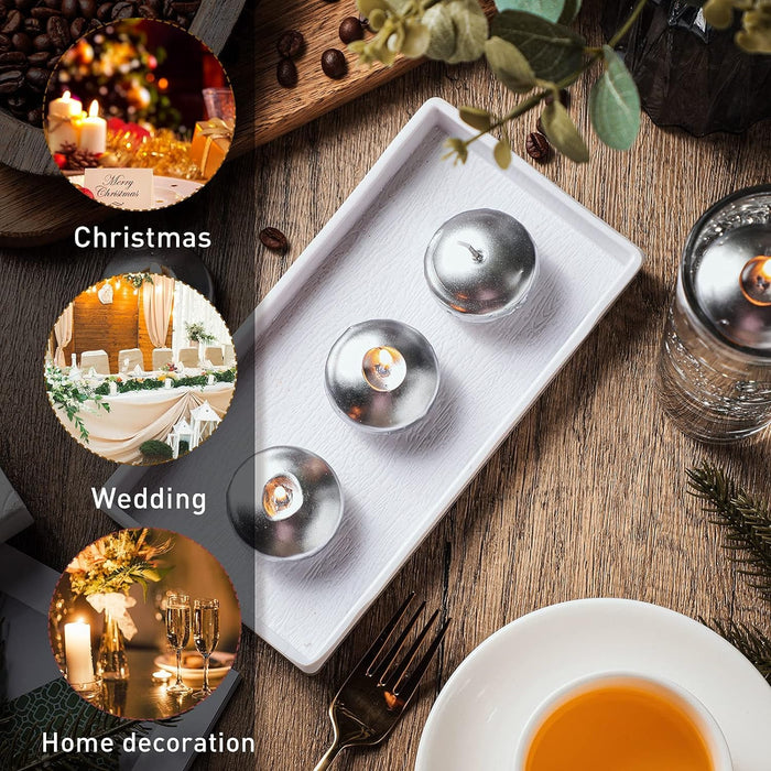 20 Pcs UFO Floating Round Wax Candles – Home Décor, Diwali & Relaxation