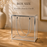 Clear Transparent Gift Box with Frame and Rope Handle for Hampers, Wedding Gifts, Return Gifts, Chocolates, Dry Fruits, Cosmetics, Baby Shower, Festive Gifting & Premium Gift Packaging (20 cm x 21 cm x 9 cm)
