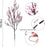 SATYAM KRAFT 5 Pcs Artificial Babys Breath Gypsophila Fake Flowers Sticks  Decorative Items for Home,Room,Living Room Table,Diwali Decor-Random colour (Without Vase Pot)