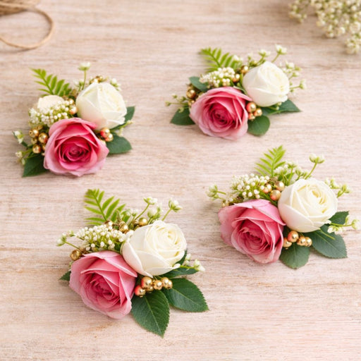 Artifical Flower stylish Brooches Ready to use flower bunch for any occation, Ganpati decor, Toran decoration stylish brooches.