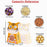 Satyam Kraft's Lion Animal Shape Folding Storage Paper Box, Perfect for Packing Chocolate, Dry Fruits, Birthday, Engagement, Return Gift, Baby Shower, Festivals