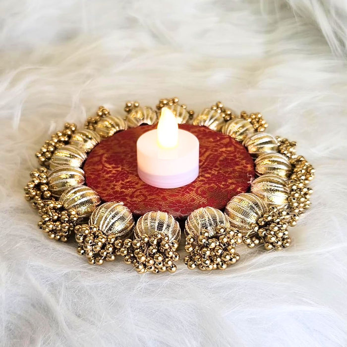 JUMKHI PLATTER Set of 3 for Diwali Decor, Rangoli ,Centre table decoration.