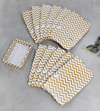 12 Pcs 7*10 inch Multipurpose Decorative Folding Paper Box-Rectangle Cardboard Box, DIY Tray for Gift Hamper, Gifting (Cardboard Folding Paper Box-Without Net)