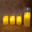 3 pcs Dancing Flameless Led Tea Light Piller Candle for Home Decoration(small)