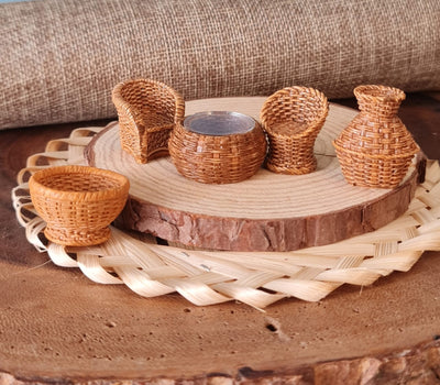 Resin Furniture Miniature Set for Home, Bedroom, Living Room, Office, Restaurant Decor, Figurines and Garden Decoration Items, Project