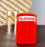 2 Piece Ceramic Telephone booth Design Gullak Piggy Bank for Rupees Savings - Coin Storage Tip Box Ideal for Kids and Adults - Money Kilona Pikibank ATM Coinbox Gulak (Pack of 1)