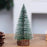 9 Pcs (30 cm) Artificial Mini Christmas Tree Beautiful Pine Tree Miniature with Wooden Base | Snow-Flocked Xmas Tree for Gifting, Home, Office, Tabletop & Christmas Decoration