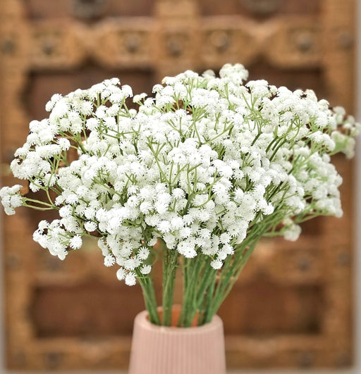 Buy Wholesale China Real Touch Artificial Flower Bouquets, White Gypsophila  Bouquet, Fake Babys Breath Artificial Flowers Bulk, Wedding Home Decor &  Artificial Flower