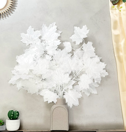 6 Pcs Artificial Maple Leaf for Home Decor, Living Room, Bed Room, Graden Decor, Birthday,Anniversary Celebrations, Event Decoration