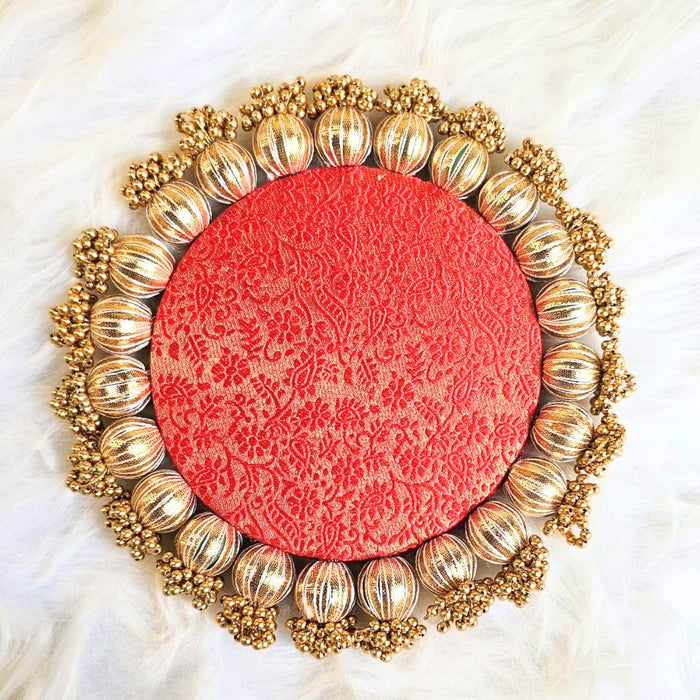 JUMKHI PLATTER Set of 3 for Diwali Decor, Rangoli ,Centre table decoration.