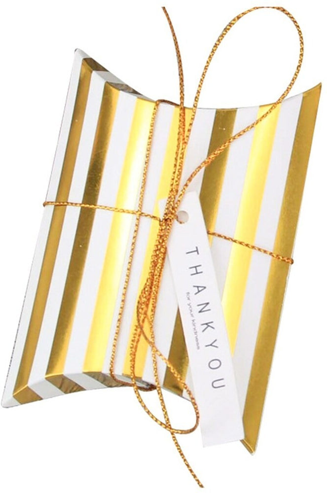 Golden Decorative Folding Paper pillow  Gift Boxes For Gifting Chocolates, Dryfruits Items - Fancy Decorative packaging In Marriage,Function, Birthday Packing, Engagement