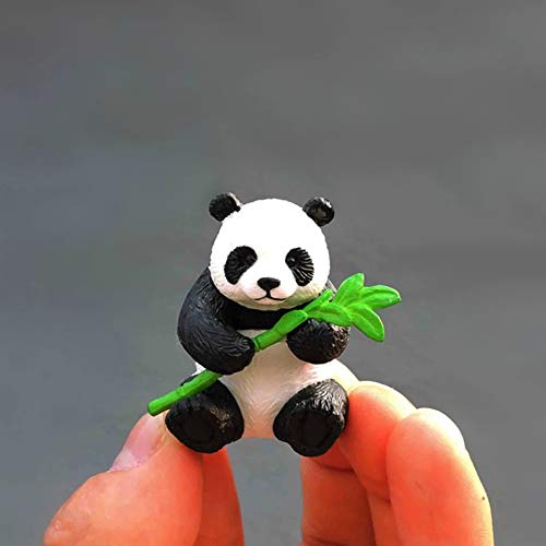 Panda Miniature Set for Unique Gift, Home, Bedroom, Living Room, Office, Restaurant, Christmas Decoration (4 Piece)