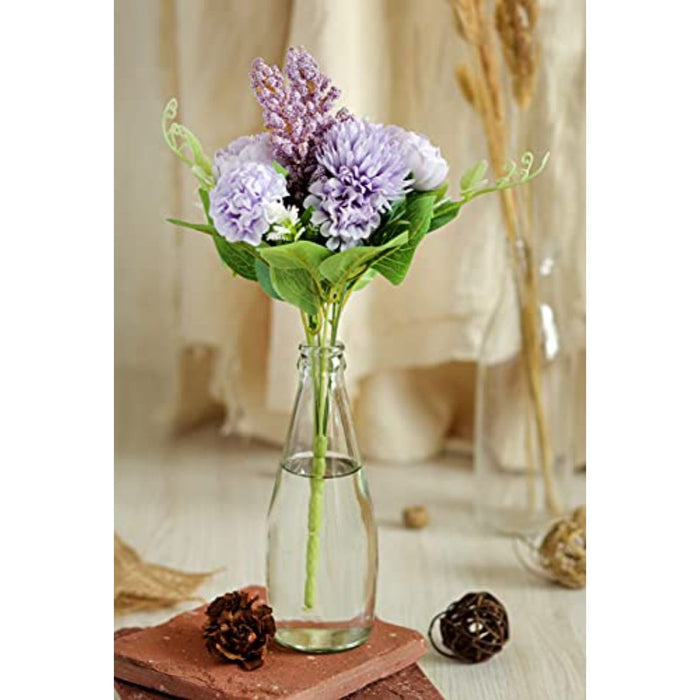 SATYAM KRAFT 1 Pcs Artificial Multiflora Flower Roses Sticks Bunch