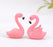 1 Set Mini Flamingo Figurines Miniature Multiuse as Decorations, Cake Topper, Toys, Showpieces, Table Topper, Gift Item (6 Pieces)