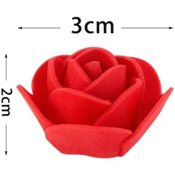 SATYAM KRAFT 50 Artificial Eva Foam Rose Flowers Water Floating Flowers, Pooja Thali, Festival and Events, Home, Table, Bedroom, Pooja Room, Diwali Decoration Items and DIY Craft