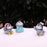 SATYAM KRAFT 1 Set Cute Penguin Figurines Miniature Multiuse as Decorations, Cake Topper, Toys, Showpieces, Table Topper, Gift Item (1 Set, Multicolor) (6 Pieces Penguin)