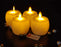 SATYAM KRAFT Flameless and Smokeless Apple Shape Led Tea Light Decorative Candles perfect For Gifting, Home Decoration, Birthday, Diwali, Festival, any occasion Decorative Candles (Yellow, 5 cm)