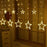 Star Light Curtain Decoration (Yellow)-1 pcs