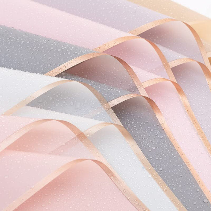 Random Wrapping Paper 10 Pcs Random Gradient Gift Wrapping Paper Bouquet Paper Waterproof Ko ...