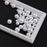 Artificial Moti (White) (12 mm) 300 Pieces Pearl for Artificial Jewellery Making, Beading, Crafting, Scrap Booking and Hand Embroidery Materials DIY Jewellery
