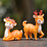 SATYAM KRAFT 1 Set Deer Miniature Multiuse as Home-Garden Decorations, Cake Topper, Toys, Showpieces, Table Topper, Gift Item (4 Pieces)