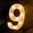 SATYAM KRAFT 1 Pcs Marquee Alphabet Shaped Led Light - Asthetic Decorations Letter Light for Romantic Gift, Bedroom, Table, Home Decoration, Night Light Lamp and Wall Lamp
